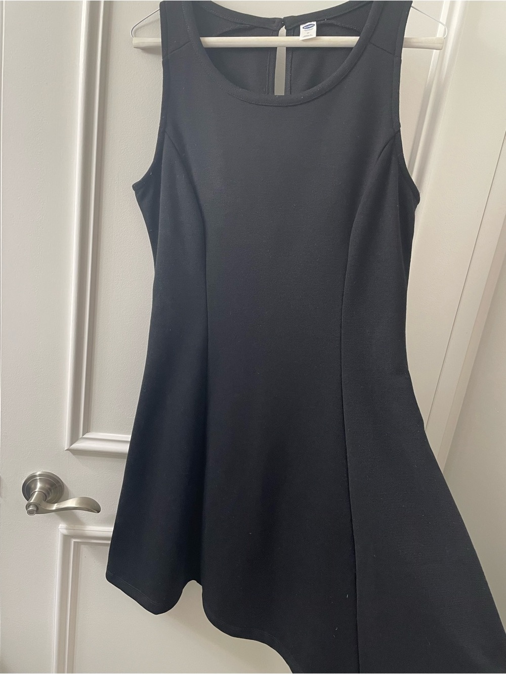 Old Navy Black Sleeveless A-Line Mini Dress